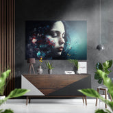 Pure Beauty Brushed Aluminum Dibond Wall Art.